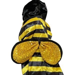 Wag & Bone Sz Med LG Bumble Bee Dog Halloween Costume Pup Pet Daycare Outfit